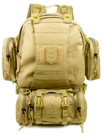 3V Gear Paratus 3 Day Operator's Pack Military Style Molle & Hydration Compatible Tactical Backpack, Bug Out Bag for Outdoors, Survival, Backpacking, Hunting