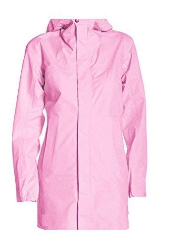 Magic Stylish Pink Women's Raincoat with Hidden Collar Pocket for Cap