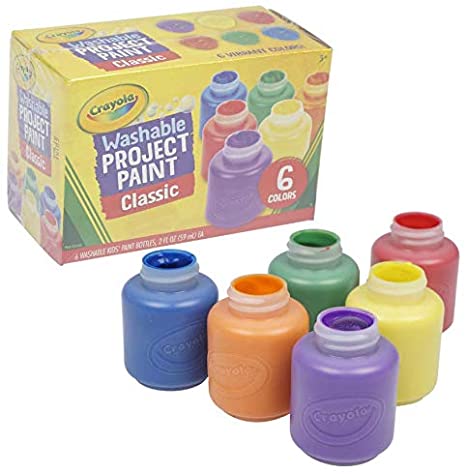 Crayola Washable Kid's Paint - 6 Per Package
