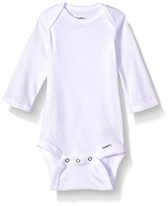 Gerber Baby Girls' 5-Pack Organic Long-Sleeve Onesies Bodysuit