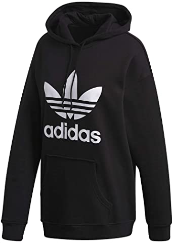 adidas Originals womens Adicolor Trefoil Hoodie