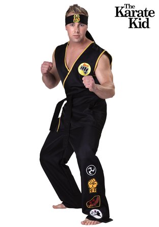 Fun Costumes mens Karate Kid Cobra Kai Costume