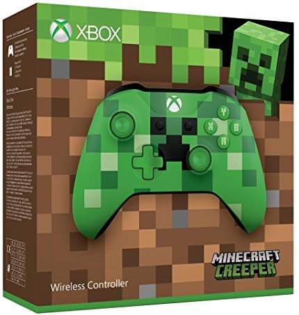 Xbox Wireless Controller/ PC Computer - Minecraft Creeper Green Special Limited Edition