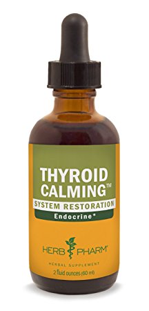 Herb Pharm Thyroid Calming Herbal Formula for Endocrine System Support - 2 Ounce