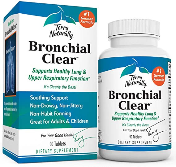 Terry Naturally Bronchial Clear (90 Vegan Tablets)