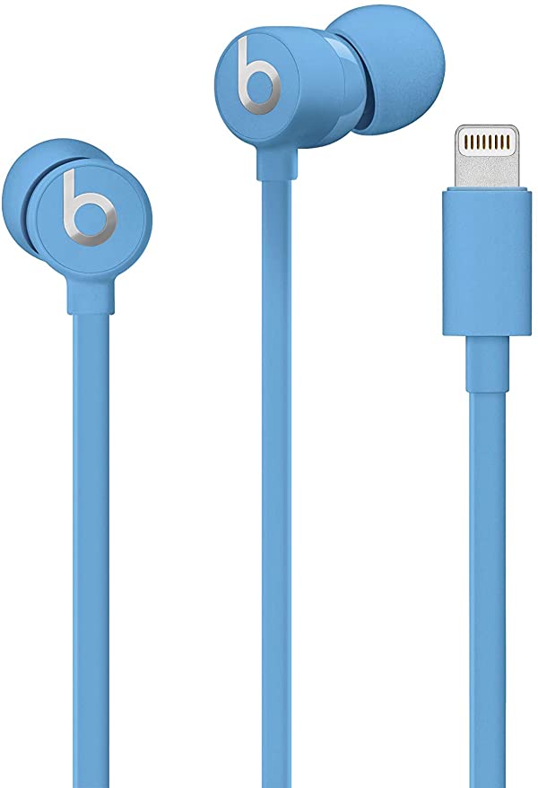 Beats urBeats3 Earphones with Lightning Connector – Blue (Renewed)