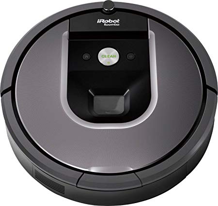 iRobot Roomba 960 Robot Vacuum with Wi-Fi Connectivity, Compatible with Alexa, Ideal for Pet Hair, Carpets, Hard Floors (Renewed)