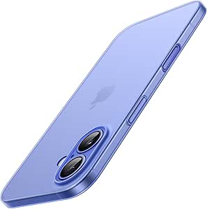 JETech Ultra Slim (0.35mm Thin) Case for iPhone 16 6.1 inch, Camera Lens Full Protection, Lightweight Matte Finish PP Hard Minimalist Cover (Ultramarine)