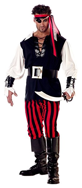 California Costumes Men's Adult Cutthroat Pirate Costume