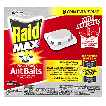 Raid Max Double Control Ant Baits 8 ct