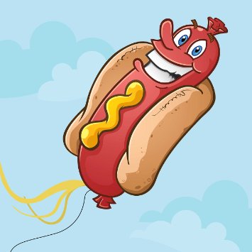 Hot Dog Cone Kite - Unique Eye-Catching Design - Best Selling Kite For Kids And Adults - Includes Instruction eBook - Covered By Lifetime Guarantee
