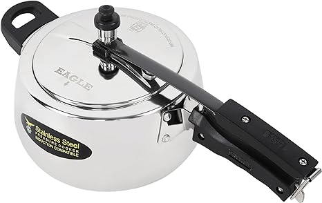 Eagle Stainless Steel Induction Base Pressure Cooker with Inner Lid