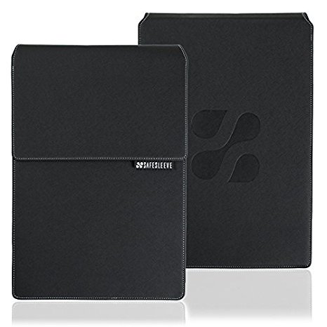 SafeSleeve B-13 Laptop Radiation (EMF) and Heat Shielding Lap Desk with Mouse Pad and Case, Black