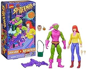 Hasbro Marvel Legends Spider-Man Mary Jane Watson and Green Goblin 2-Pack