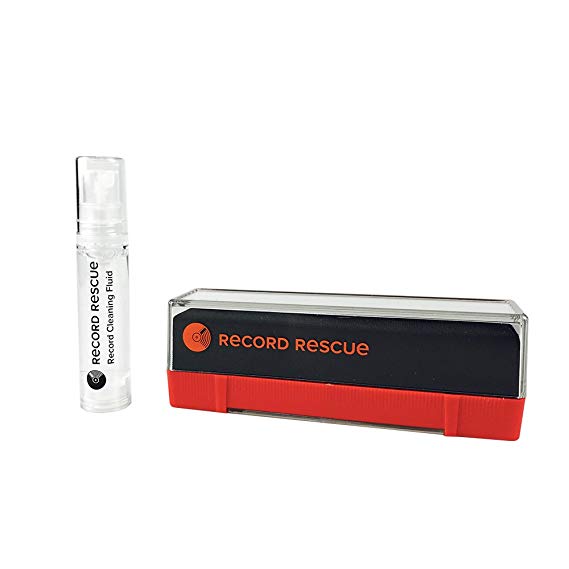 Velvet Record Cleaning Brush with Record Cleaning Fluid - Record Cleaning Kit | Record Rescue