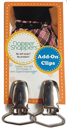 Dapper Snappers Add On Clips for Toddler Belts