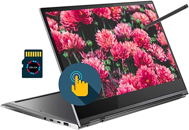 2020 Latest Lenovo Yoga C930 2-in-1 Laptop | 13.9" 4K Touchscreen | Intel Core i7-8550U 16GB RAM 1TB PCIe SSD | Fingerprint Backlit KB Thunderbolt Win 10 | Delca 16GB SD Card & Lenovo Active Pen