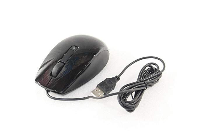 Genuine Dell J660D Premium 6-Button USB Laser Scroll Mouse Plug-N-Play