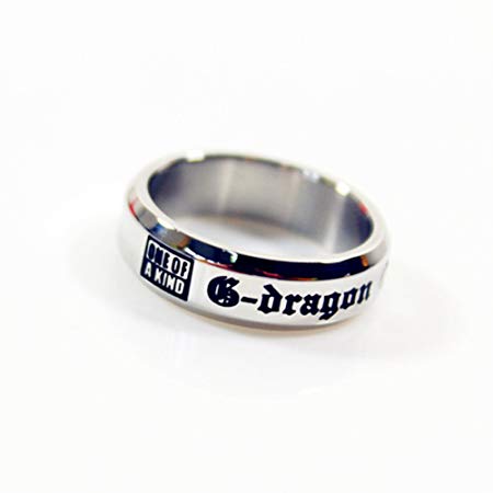Fanstown G-dragon/ G Dragon one of a kind ring GD&TOP(4 types) (Titanium 1)