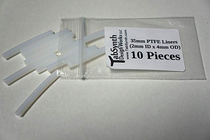 FLASHFORGE 3D Printer Teflon Tube for Nozzle (10 Pack of Liners)