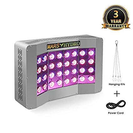 MARS HYDRO Led Grow Light 600W CREE LED Grow Lights Full Spectrum for Indoor Plants High Yield Veg and Flower Hydroponics Plants Growing Light with High Par Value PPFD (Pro II CREE 600W)