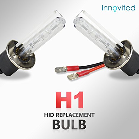 Innovited HID Xenon Replacement Bulbs "All Sizes and Colors"- H1 8000K (1 Pair)