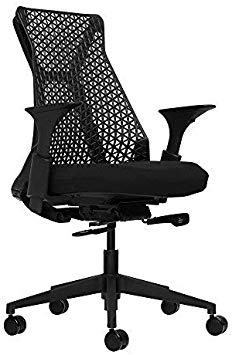 Bowery Fully Adjustable Management Office Chair (Black/Black)