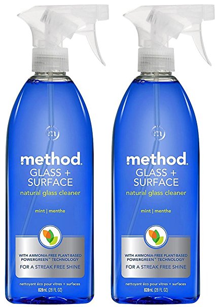 Method Natural Glass   Surface Cleaner - Mint - 28 oz - 2 pk