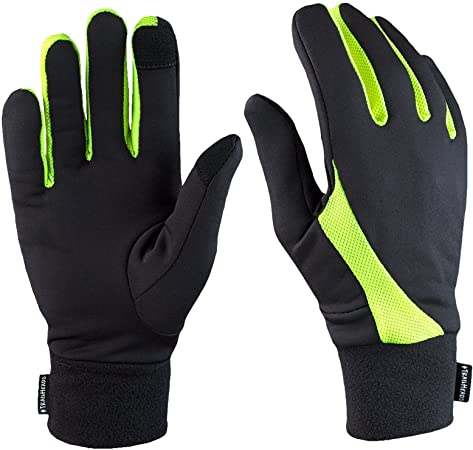 TrailHeads Running Gloves | Lightweight Gloves with Touchscreen Fingers
