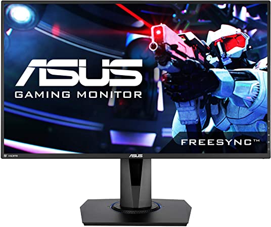 ASUS VG275Q 27” Full HD 1080p 1ms Dual HDMI Eye Care Console Gaming Monitor with FreeSync/Adaptive Sync (Renewed)