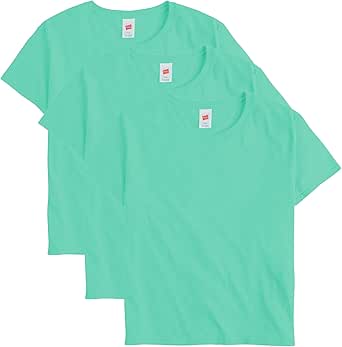 Hanes Women's Essentials Oversized T-Shirt Pack, Cotton Tee For Women, Relaxed Fit, 3-Pack