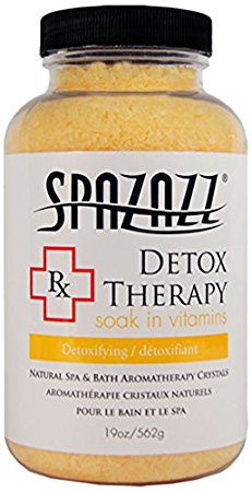 Spazazz SPZ-604 RX Therapy Crystals Container Bath Minerals, 19-Ounce, Detox Therapy Detoxifying