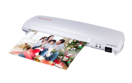 Bonsaii L403-A A4 Document Photo Thermal Laminator Quick 3-5 min Warm-up Laminates Items up to 9 Inches Wide High Laminating Speed Jam-Release Switch