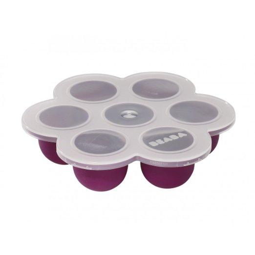 BEABA Silicone Multi-Portions Container Plum