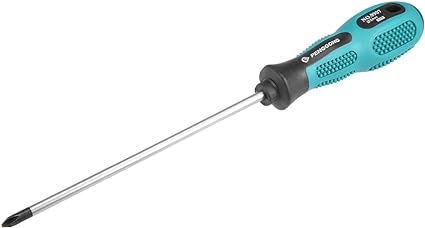 uxcell #1 Phillips Screwdriver 6 Inch Round Shaft Non Slip Comfortable Handle