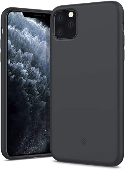 Caseology Nano Pop Silicone for Apple iPhone 11 Pro Max Case (2019) - Charcoal