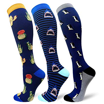 Compression Socks Women & Men - Best for Running,Medical,Athletic Sports,Flight Travel, Pregnancy