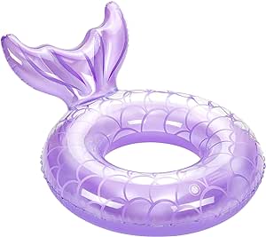 MoKo Inflatable Swimming Ring, Children Cute Pool Float Tube Decorations Swim Tubes Outdoor Pool Beach Water Floats Party Supplies Kids Floaties