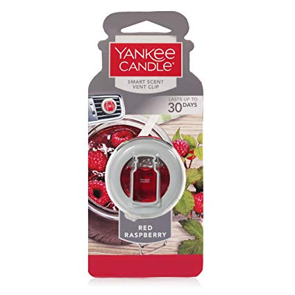 Yankee Candle Company CAR VENT CLIP HW RED RASPBERRY, Smart Scent