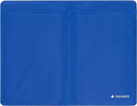 Navaris Reusable Hot and Cold Pack - Large Heating and Cooling Compress Pack for Thighs, Back, Muscle Aches, Pains - Soothing Pad for Sport Strains