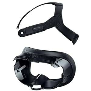 Razer Adjustable VR Head Strap System   VR Facial Interface for Meta Quest 3 Bundle: Fits All Head Shapes - High Performance Nylon Material - Optimized Weight Distribution - Ultra Thin, Comfortable