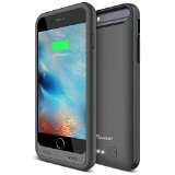 iPhone 6S Battery Case - iPhone 6 Battery Case Trianium Atomic S iPhone Portable Charger iPhone 6 6S Charging CaseBlackLifetime Warranty-3100mAh Battery Pack Juice Bank CoverMFI Apple Certified