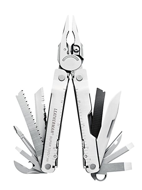 Leatherman - Super Tool 300 Multitool, Stainless Steel with Nylon Sheath