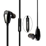 Foneso F10 Wireless Sport Headphones CSR Bluetooth 41 Earphones Workout Earbuds with Sweat Proof 810 Hours Playtime Black