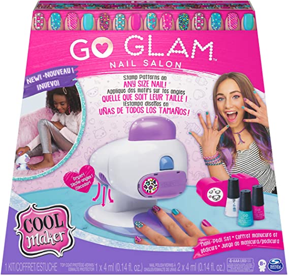 Cool Maker GO GLAM Nail Salon for Manicures and Pedicures with 5 Patterns and Nail Dryer