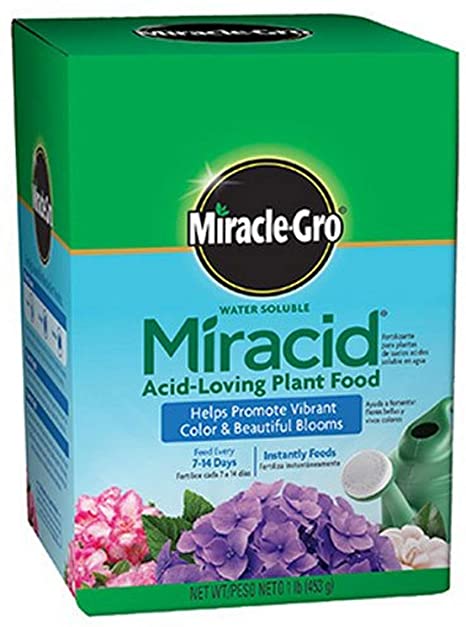 Scotts Company Miracle-Gro 1750011 Water Soluble Miracid Acid-Loving Plant Food, 1-Pound