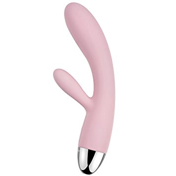 SVAKOM Alice 100% Waterproof Intelligent Rechargeable G-spot Rabbit Vibrator . (pale pink)