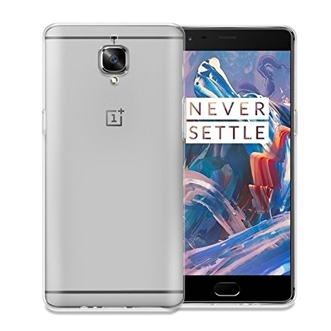 Oneplus 3 Case,Richoose Anti-Scratches Ultra Thin Invisible Flexible TPU Gel Rubber Silicone Protective Case Cover for Oneplus 3