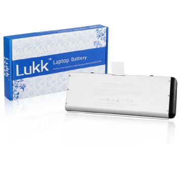 Lukk A1280 Laptop Battery for Apple A1278 [2008 Version] MacBook 13"- Aluminum Unibody [Perfectly Fit] Color Finish as Original   18 Months Hassle-Free Warranty [Li-Polymer 6-cell 4200mAh/45Wh]