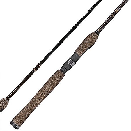 PLUSINNO Spinning Rod and Reel Combos FULL KIT Graphite Blanks Rod Pole (2 Piece) with Reel Line Lures Hooks and Accessories Fishing Gear Organizer 7’0” Medium